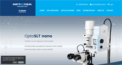 Desktop Screenshot of optotek-medical.com