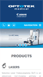 Mobile Screenshot of optotek-medical.com